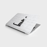 Stickerart Laptop Sticker Bilgisayar Notebook Pc Kaplama Etiketi Kedi Kelebek