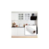 Stickerart Mat Beyaz Mobilya ve Dolap Kaplama Folyosu 100 cm 100 cm x 10 Metre - 0 - Siyah - 1 Adet