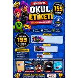 StickerAtölye İsme Özel Okul Etiketi - Sticker - Okul Etiketi 195 Adet - Okula Dönüş