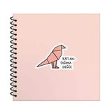 Stickerlı Not Defteri Spr. Sert Kapak Hisli Şeyler 16X15cm 50 Yp Çizgili 500551-99 (6 Lı Paket)