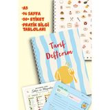 Stickerlı Yemek Tarif Defteri, 50+ Sticker, Mutfak Hediyesi
