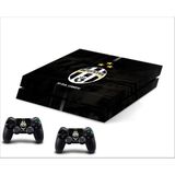 Stickermarket PS4 Fat Juventus Sticker Seti Kendinden Yapışkanlı Boya Solma Sorunu Olmayan