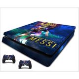 StickerMarket PS4 Slim Messi Sticker Seti Playstation 4 İçin Özel Tasarım Renkli