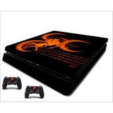 Stickermarket PS4 Slim Üç Hilal Sticker Seti Siyah Materyal ile Oyun Konsolu Koruma