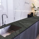 StickieArt StickerArt Tezgah Üstü Fayans Kaplama Folyosu Mutfak Tezgahı Kaplama Dark Grey Marble 70 cm x 3 Metre