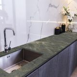 StickieArt StickerArt Tezgah Üstü Fayans Kaplama Folyosu Mutfak Tezgahı Kaplama Natural Marble 70 cm x 2 Metre