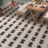 StickieArt StickerArt Yer Kaplama Zemin Kaplama Folyosu 65x130 cm Geometry Floor Tile