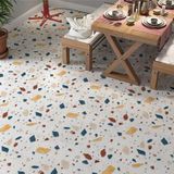 StickieArt StickerArt Yer Kaplama Zemin Kaplama Folyosu 65x130 cm Terrazzo Renkli Mermer