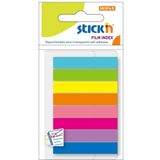 Stickn 8 Renk Film İndex Ayraç Neon Renkler