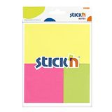 Stick'n For Kids Set 150 not kağıdı ile, 3 farklı boyda – bilgi ayırmak için çıkartma – neon sarı, pembe ve yeşil – okul ve ofis için malzeme