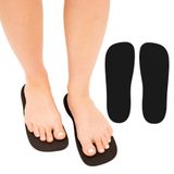 STICKONFEET Deluxe 30 Çift (60 Feet) Sprey Tabakalı Ayak Pedleri Koruyucular PRO Güneşsiz Hava Fırçası Sprey Tabaklama Çadırı Ayak Koruması (Siyah)