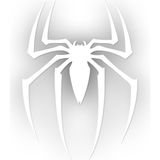 Stickrmarket Spiderman Örümcek 25x35 cm Beyaz Araba Laptop Duvar Folyo Sticker