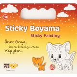 Sticky Resim Boyama Seti - Renkli - 22 cm - Çok Renkli - TEK EBAT