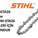 Stihl GTA26 ve Titanium GTA26 Uyumlu 1/4 inch 14 Diş Zincir