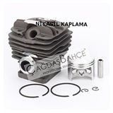 Stihl Ms360 / Ms034 Testere Nikasil Silindir Piston Seti 48 Mm Gri