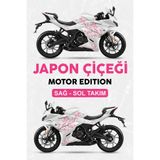 Stikacar JAPON ÇİÇEĞİ KAPLAMA STİCKER-Motor Edition
