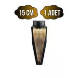 Stil 15Cm Plastik Ayak Mobilya Masa Ve Dolap Ayağı(15Cm)(Siyah - Altın) Siyah 15Cm 15Cm - 1 Adet