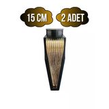Stil 15Cm Plastik Ayak Mobilya Masa Ve Dolap Ayağı(15Cm)(Siyah - Altın) Siyah 15Cm 15Cm - 2 Adet