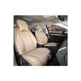 Stil Audi A6 Serisi Lüks Yarı Deri Oto Koltuk Kılıfı Ön/Arka Set