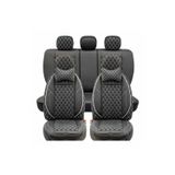 Stil Audi Q2 Lüks Yarı Deri Oto Koltuk Uyumlu Kılıfı Ön/Arka Set