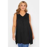 Stil Diva Büyük Beden Sıfır Kol V Yaka Eteği Bollaşan Basic Bluz 191309