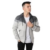Stil Kombin Bill Üçgen Parçalı Kapşonlu Mevsimlik Mont 1220 - XL - Açık Gri