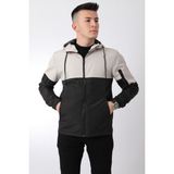 Stil Kombin Black Parçalı Kapüşonlu Mevsimlik Mont Pldp 2907 - Taş