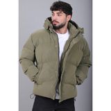 Stil Kombin Oversize Nova Karbon Şişme Mont Kaban Pldp 3029_50512 - Haki - 2XL