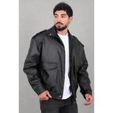 Stil Kombin Oversize Torba Cep Omuz Detay Suni Deri Mont Kmd 880_50530 - Siyah - XL