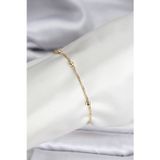 Stil Love 14K Gold Renk Kaplama Topçuklu Model CM Kadın Bileklik