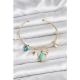 Stil Love Caretta Caretta Charmlı Gold Renk Kadın Bileklik