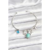 Stil Love Caretta Caretta Charmlı Gümüş Renk Kadın Bileklik