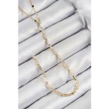 Stil Love Pirinç Zirkon Taşlı Model Gold Renk Y Kolye