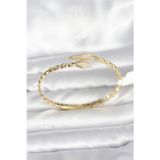 Stil Love Yılan Model Pirinç Gold Renk Kadın Kelepçe Bileklik