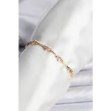 Stil Love Yıldız Model Gold Renk Pirinç Bileklik