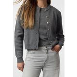 Stil Modern Kadın Regular Standart Kol Bisiklet Yaka Basic Hırka-Bluz Triko Hırka