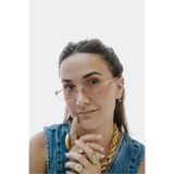 Stil Noktası TF-CO Çerçevesiz Bal Renk Cam Güneş Gözlüğü