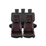 Stil Opel Corsa C 2000-2004 Uyumlu Siyah-Kırmızı Renk Royal Oto Koltuk Kılıfı Ön Arka Set