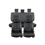 Stil Opel Corsa C 2005-2007 Uyumlu Siyah-Beyaz Renk Royal Oto Koltuk Kılıfı Ön Arka Set