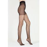 Stil Puantiyeli Külotlu Çorap | Siyah Cms000022-siyah