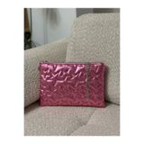 STİL SİDELYA Yıldız Dikişli Clutch Star Kadın Çanta PEMBE