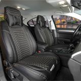 Stil Volkswagen Bora Uyumlu Lüks Deri Oto Koltuk Kılıfı Ön/Arka Set Exclusıve