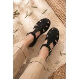 Stilbagshoes Robin Ön Kapalı Comfort Kadın Sandalet Siyah