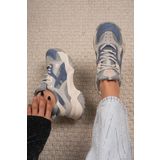 Stilbagshoes SONİA İTHAL ÖZEL SERİ KADIN SPOR AYAKKABI 65137 MAVİ