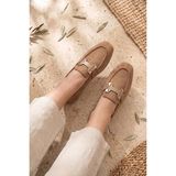 Stilbagshoes Wendi Ithal Toka Detaylı Kadın Günlük Ayakkabı Taba