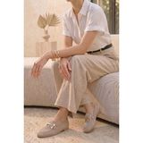 Stilbagshoes Wendi Ithal Toka Detaylı Kadın Günlük Ayakkabı Vizon