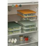 Stile Cucina Buzdolabı Düzenleyici Saklama Kabı Seti, 6'lı, 3.5 Litre, Renkli Kapaklı, BPA İçermeyen Plastik, Gıda Sınıfı, Mutfak ve Ev İçin, Hava Sızdırmaz