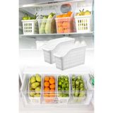 Stile Cucina Buzdolabı Düzenleyici Set, 2'li, Plastik, Gıda Sınıfı, BPA İçermez, Bulaşık Makinesine Uygun, Hava Sızdırmaz, İstiflenebilir, Gıda Servisi için