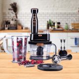 Stilevs Limitless Çoklu Set El Blender 2000 W Güçlü Motor ve 1,5 lt Kapasite ile Fonksiyonel Kullanım - Siyah