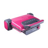 Stilevs Tosthane Granit Tost Makinesi 1800 W Çıkartılabilir Plaka Özelliği ile Pembe Renk